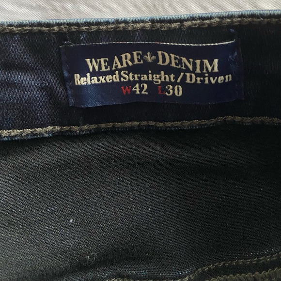 Buffalo David Bitton Mens Relaxed Straight Driven Indigo Jeans - BM22137 - Picture 8 of 8